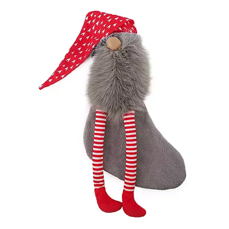 Rosewood Crinkle Santa Sock Dog Toy